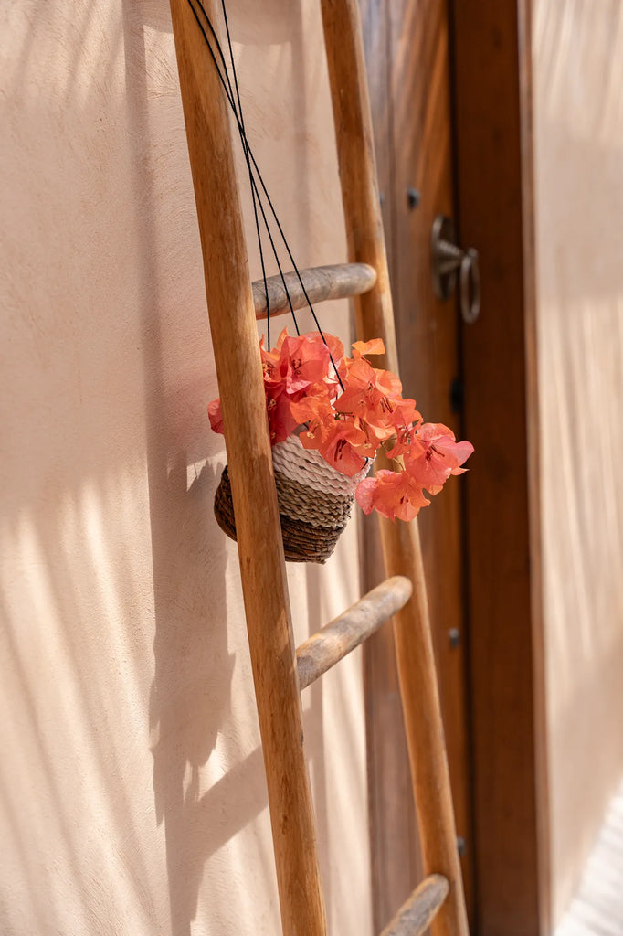 Das Bananenblatt Pflanzenaufhänger - Natural White