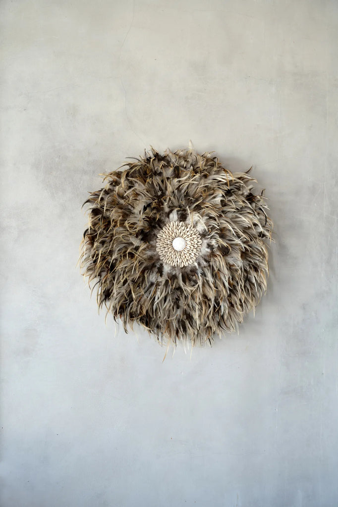 The "Coastal Juju" Wall Decoration - Gray Brown - M
