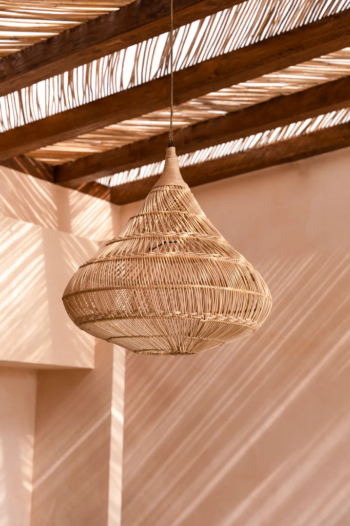Lampada a sospensione "Drop" - Naturale - L