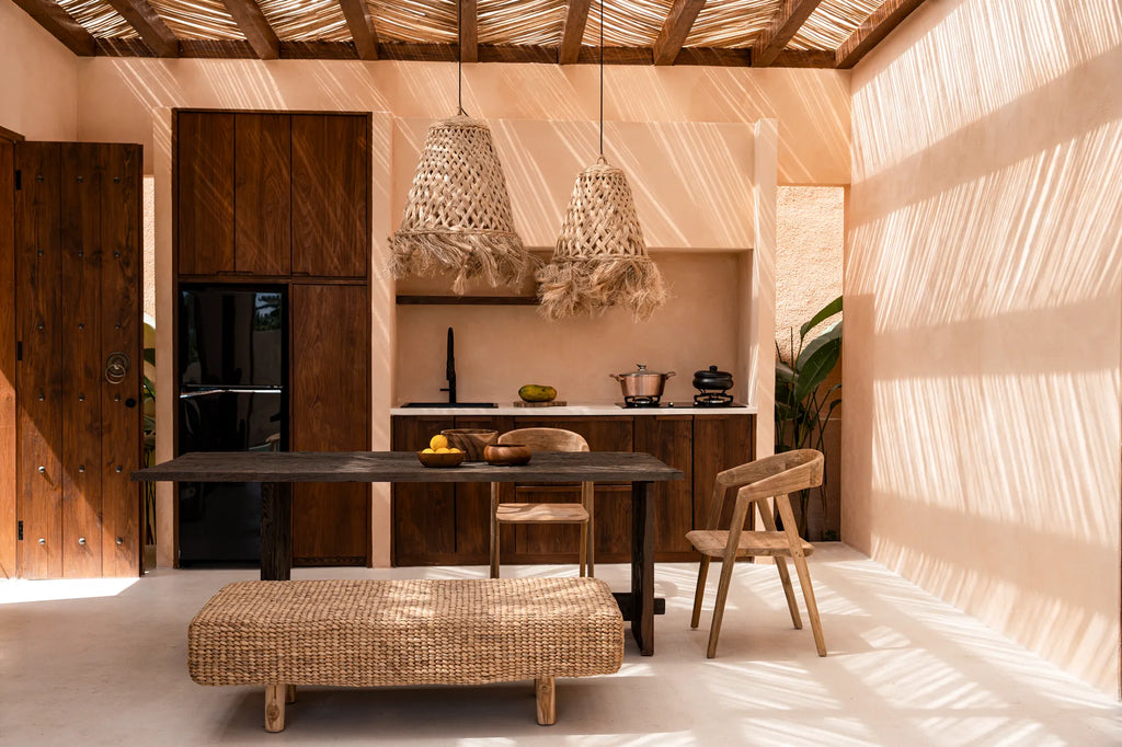 Candeeiro suspenso Jelly Fish - Natural - L