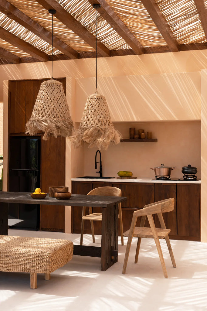 Candeeiro suspenso Jelly Fish - Natural - L