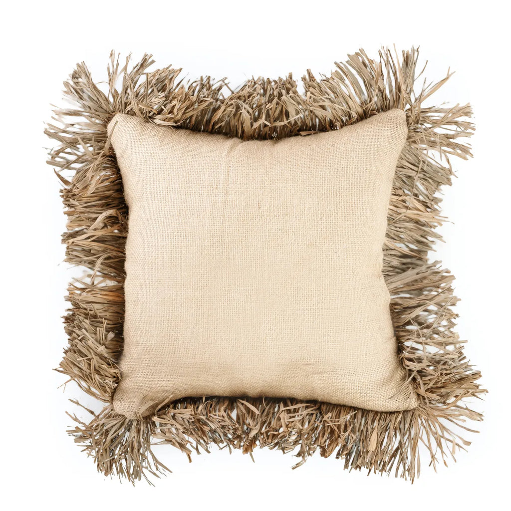 Το κάλυμμα μαξιλαριού Jute Beautiful - Φυσικό - 40x40