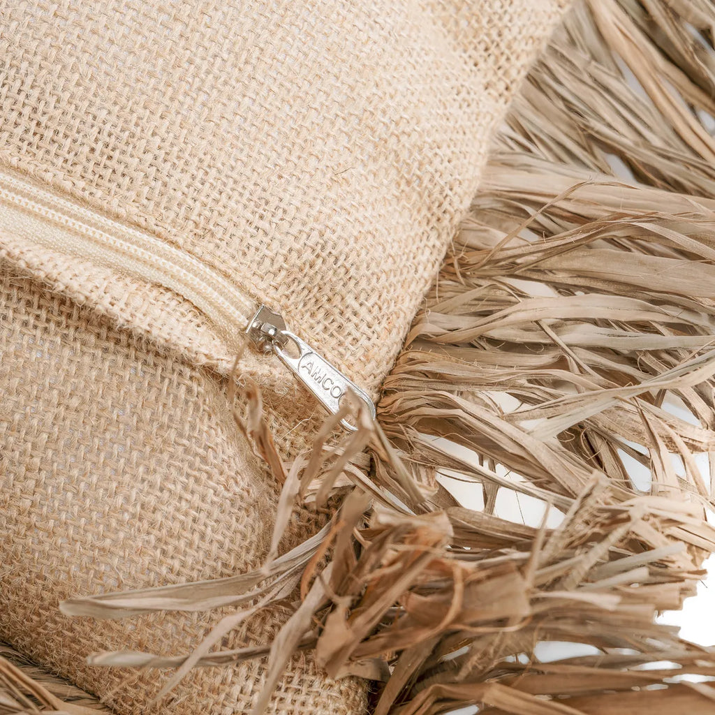 Το κάλυμμα μαξιλαριού Jute Beautiful - Φυσικό - 40x40