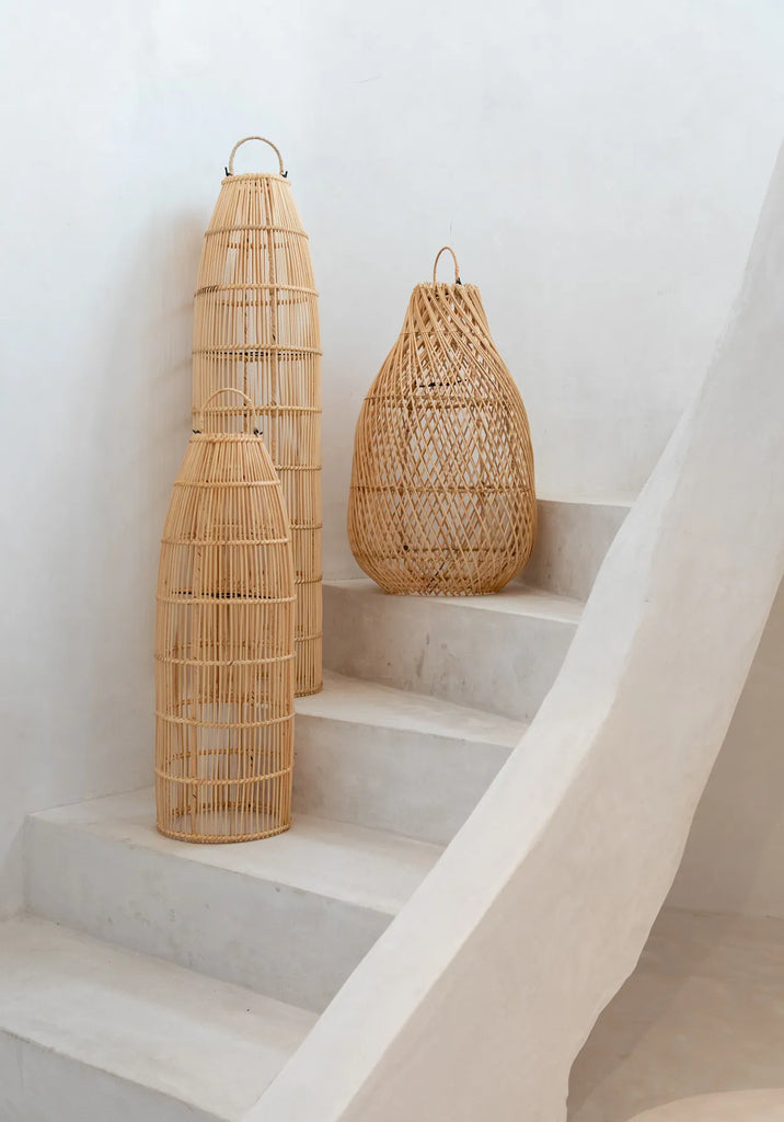 Lampada a sospensione "Kendi" - Naturale - M