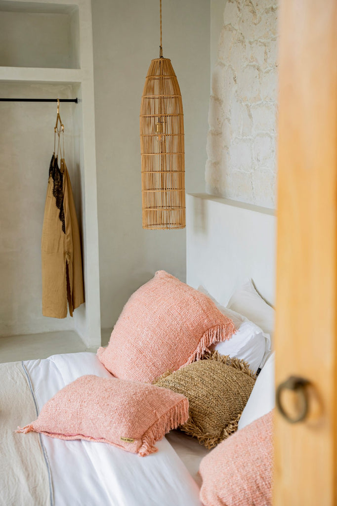 La housse de coussin "Oh My Gee" - Rose saumon - 30x50