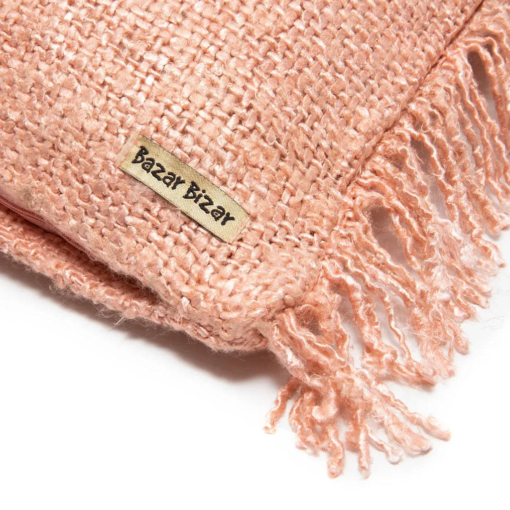 La housse de coussin "Oh My Gee" - Rose saumon - 40x40