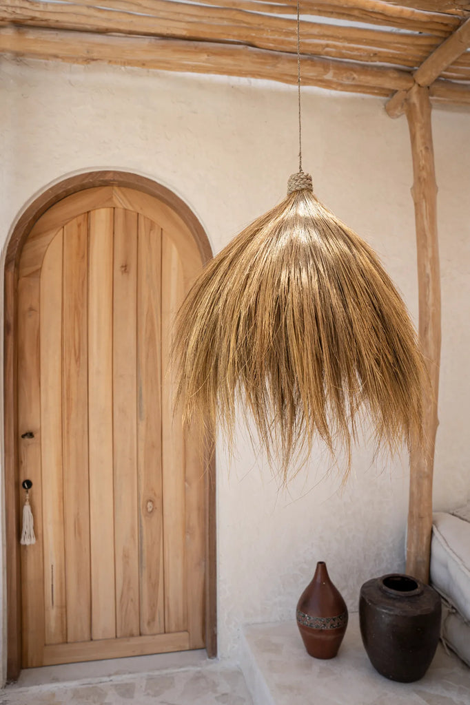 The Rayung Hut Pendelleuchte - Natur - L