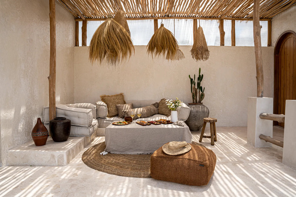 The Rayung Hut Pendelleuchte - Natur - L