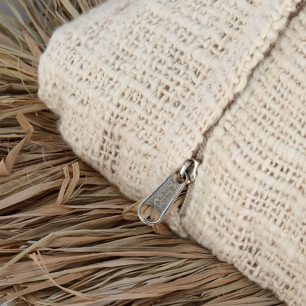 La housse de coussin "Saint Tropez" - Blanc naturel - 60x60