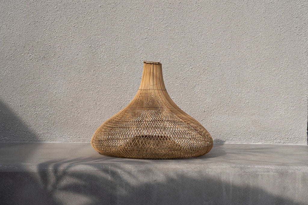 Lámpara de Suelo y Colgante "Shala" - Natural - L