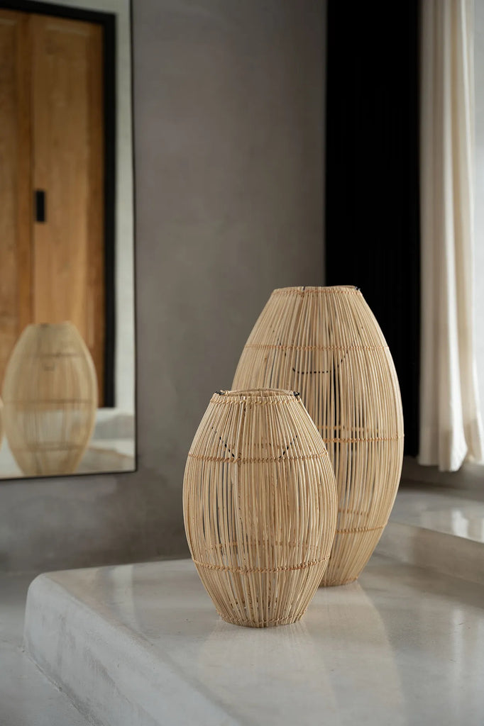 Lampada a sospensione "Zuri" - Naturale - M