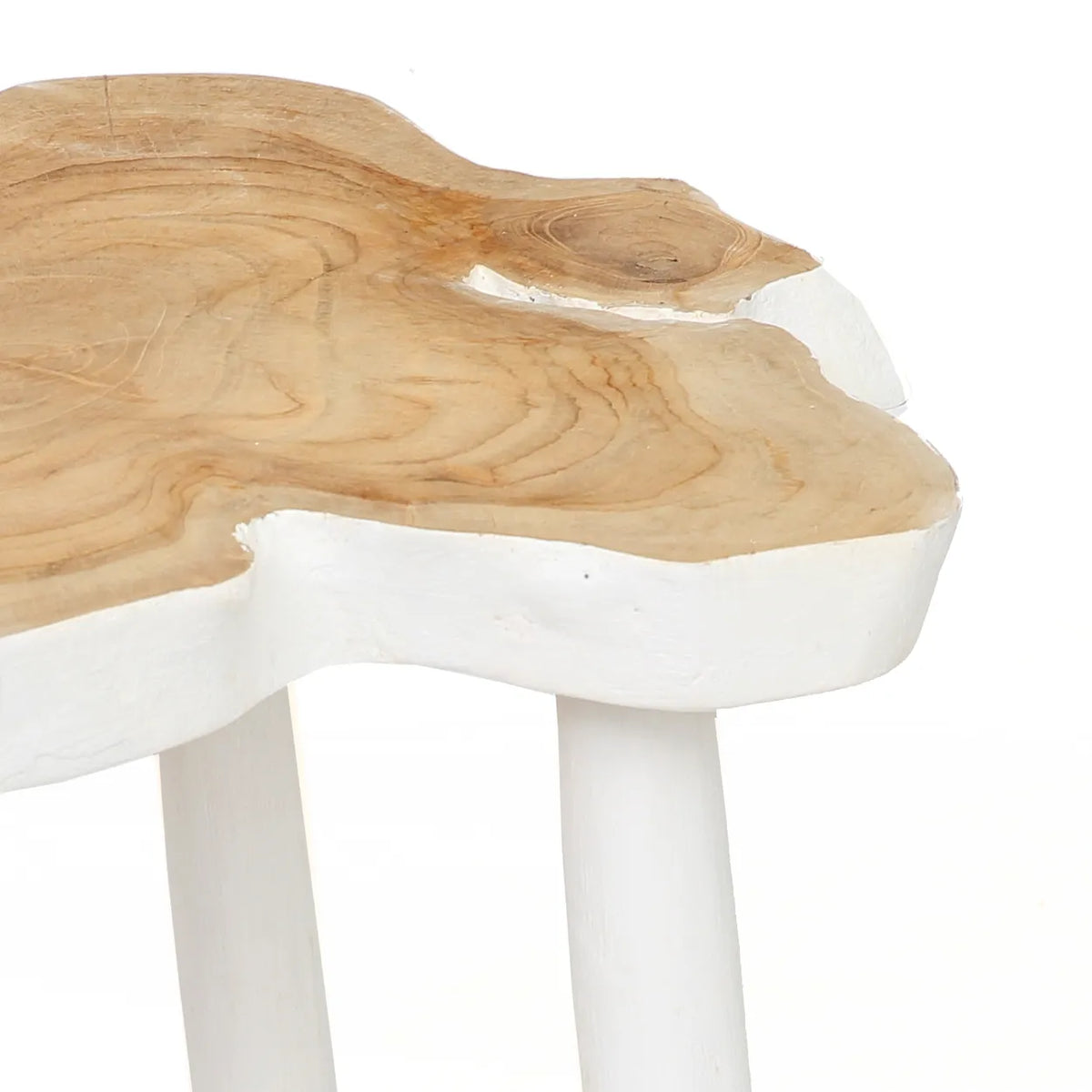 The "Organic" Side Table - Natural White