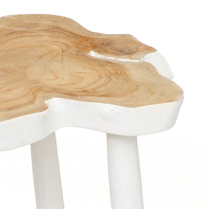 The "Organic" Side Table - Natural White