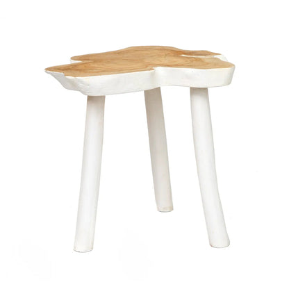 The "Organic" Side Table - Natural White