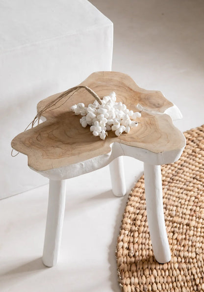 The "Organic" Side Table - Natural White