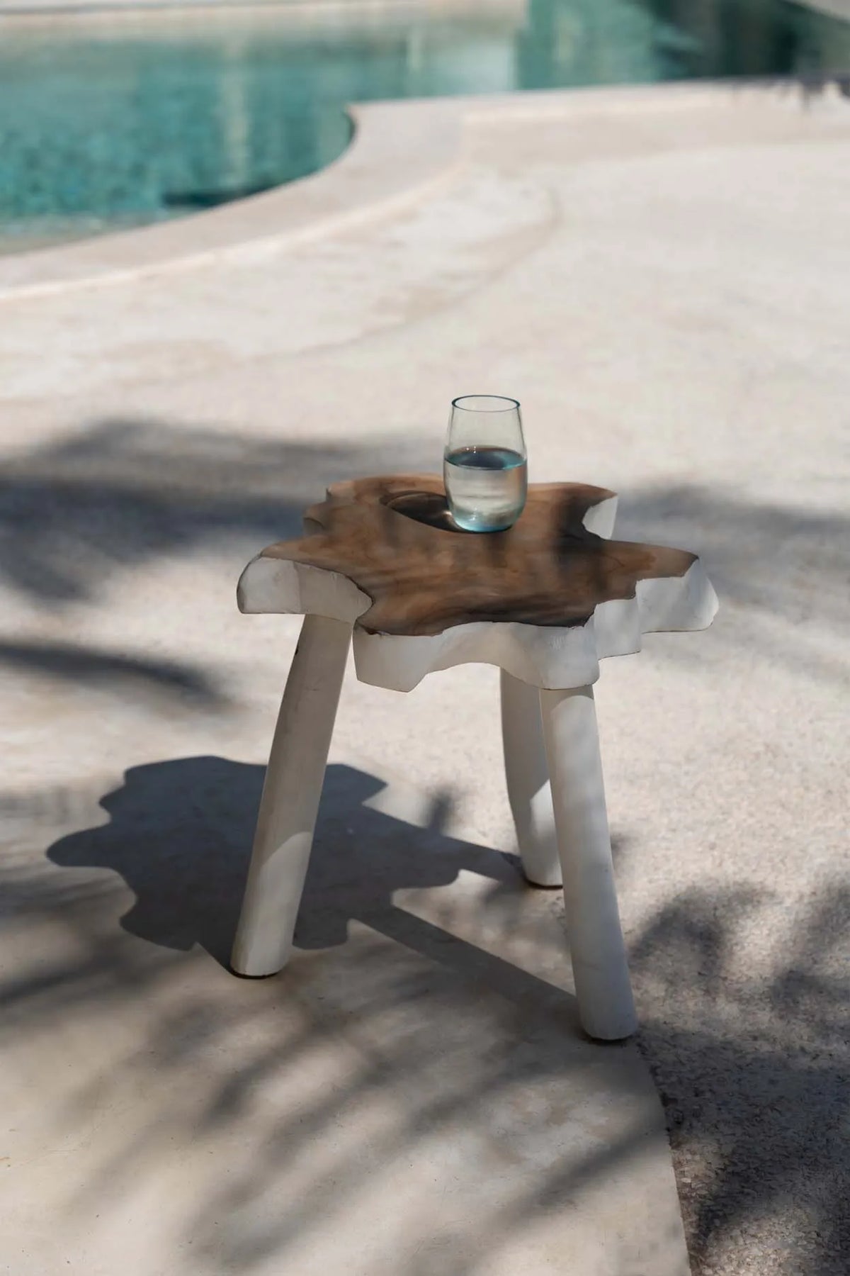 The "Organic" Side Table - Natural White