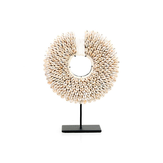 The "Papua" Disc on Stand - White - S