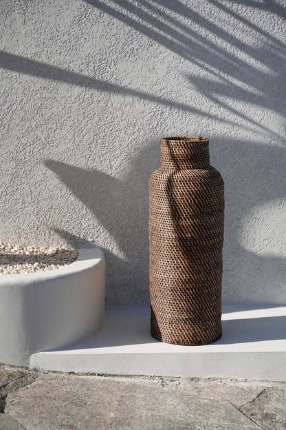 Der "Colonial" Regenschirmkorb - Naturbraun