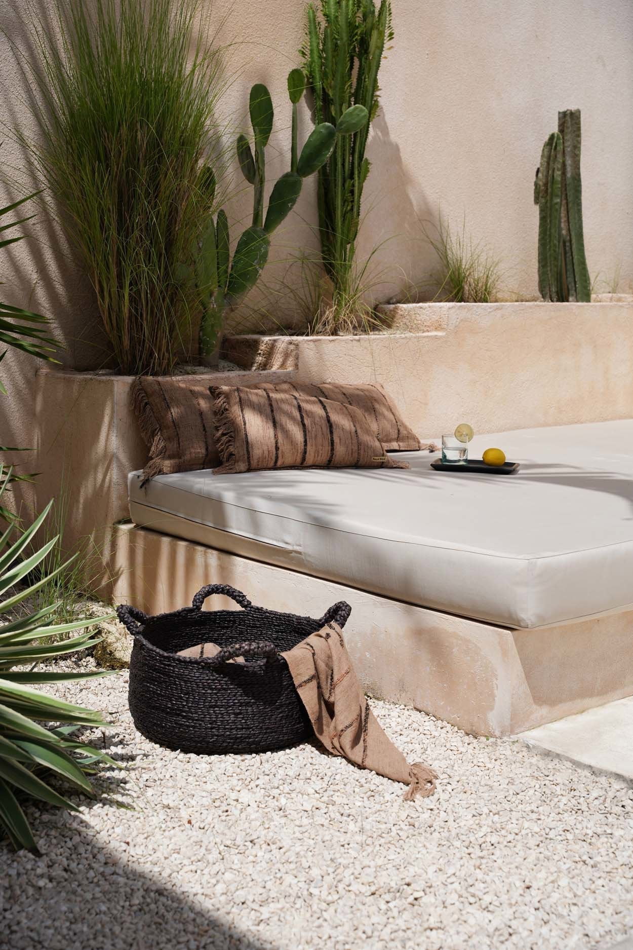 Καλάθι με τέσσερα χέρια - Μαύρο - L