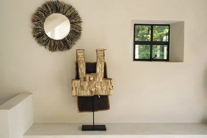 Der Krieger am Stand