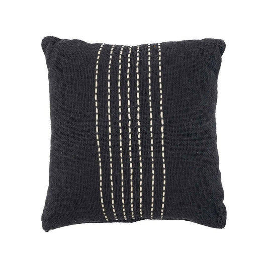 The Drizle Cushion Cover - Black White