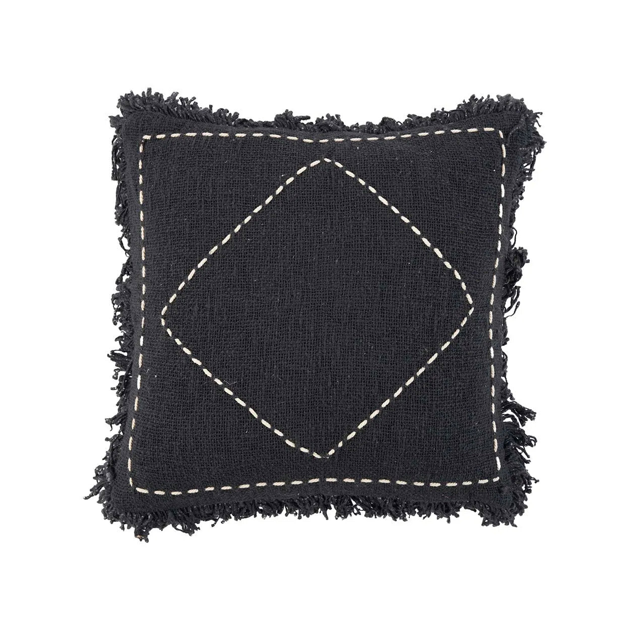 La housse de coussin "Kasbah" - Noir Blanc