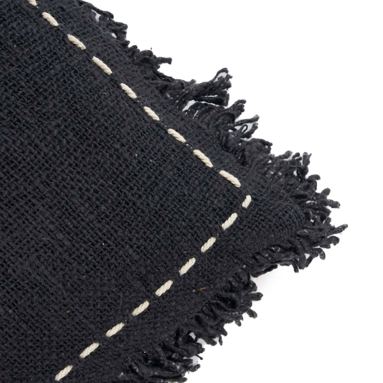 La housse de coussin "Kasbah" - Noir Blanc