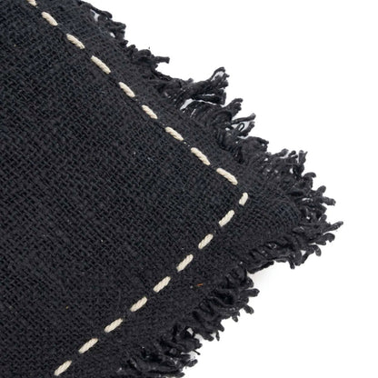 La housse de coussin "Kasbah" - Noir Blanc