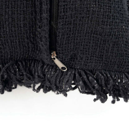 La housse de coussin "Kasbah" - Noir Blanc