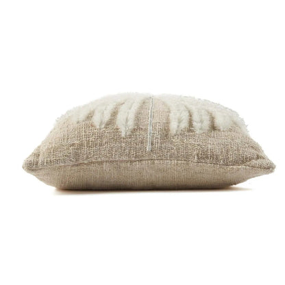 La housse de coussin Isla Palm - Blanc Naturel