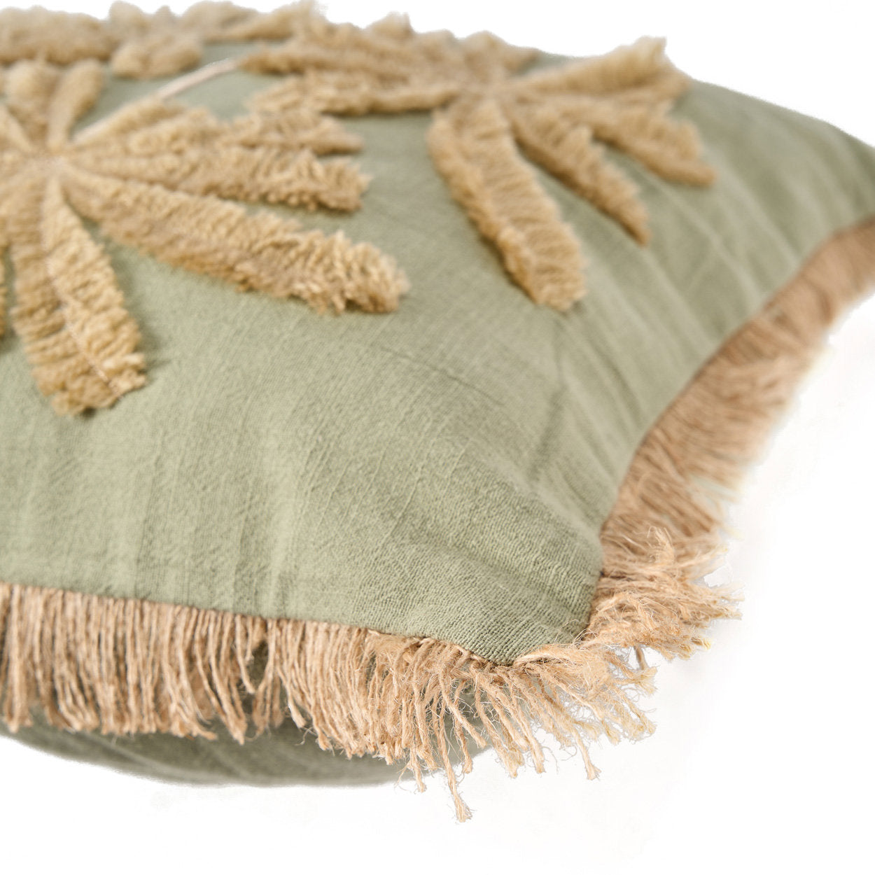 Der Tropical Breeze Kissenbezug - Waldgrün