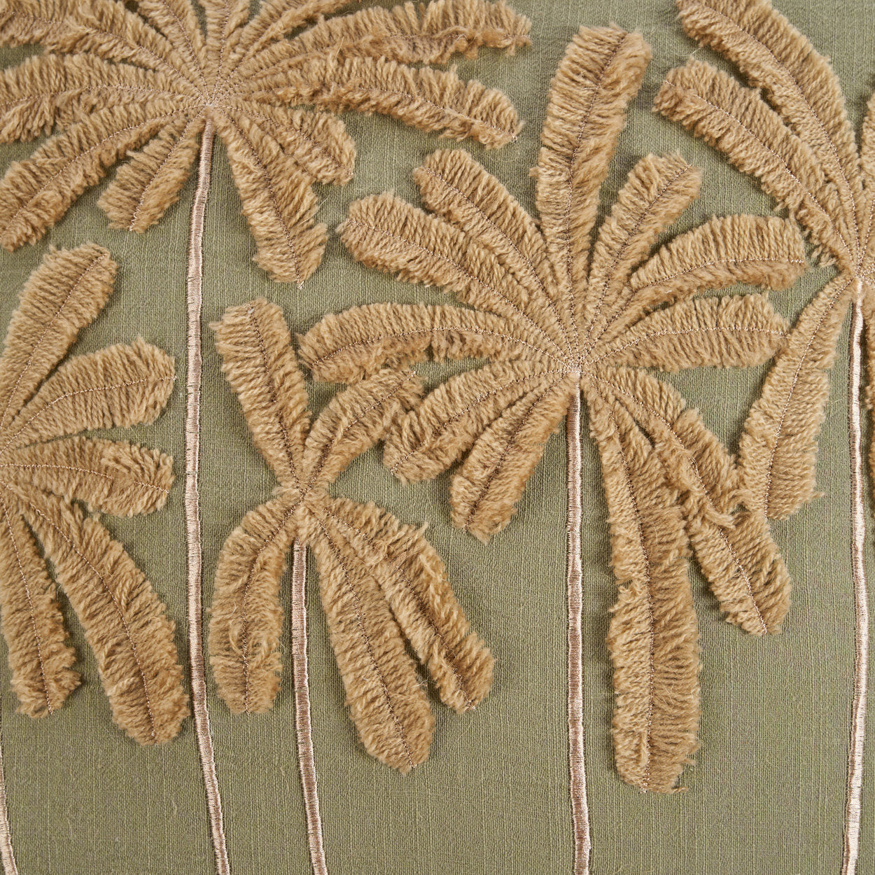 Der Tropical Breeze Kissenbezug - Waldgrün