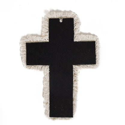 Das Makramee-Kreuz - Weiß
