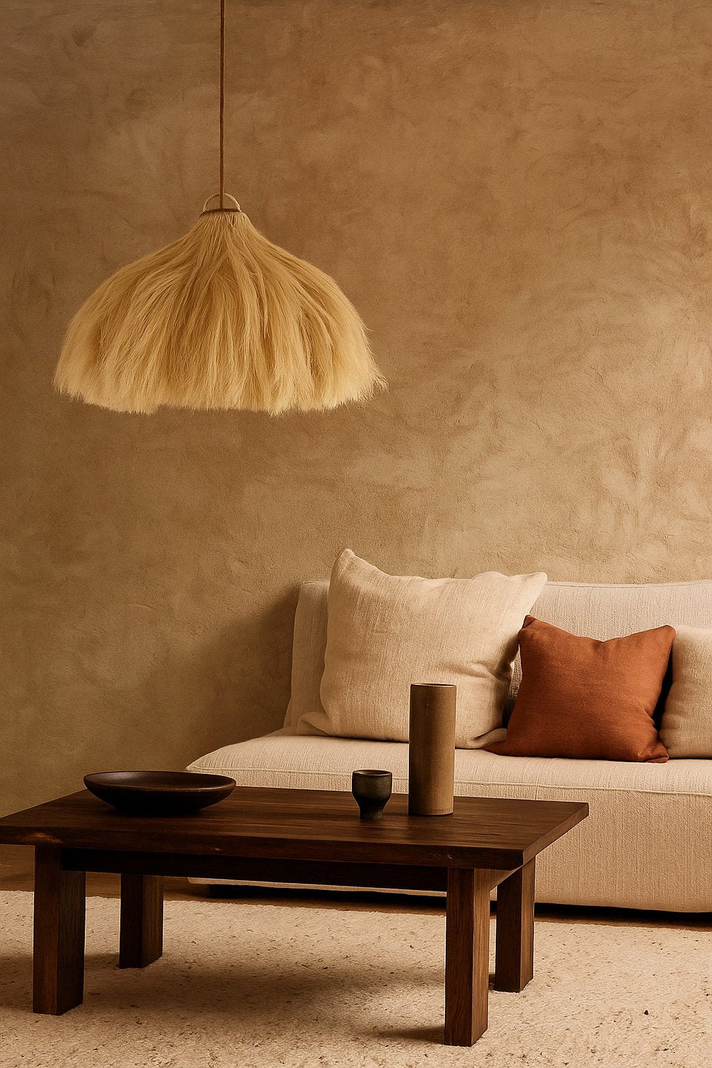 The "Rami" Pendant Lamp - Natural - M