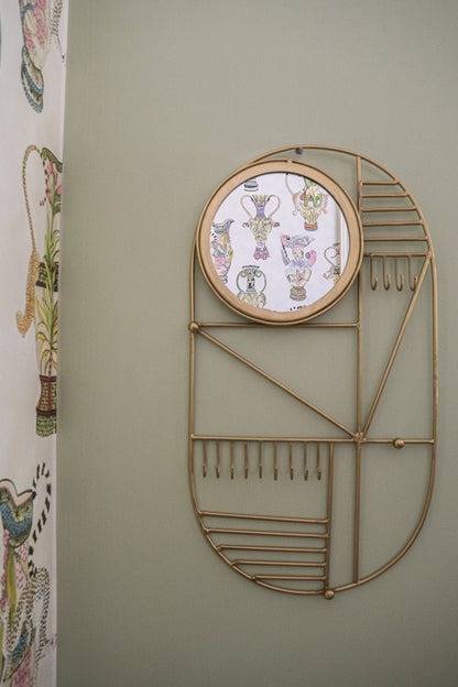 The "Do I Look Pretty" Wall Hanger - Brass