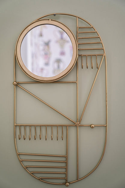 The "Do I Look Pretty" Wall Hanger - Brass