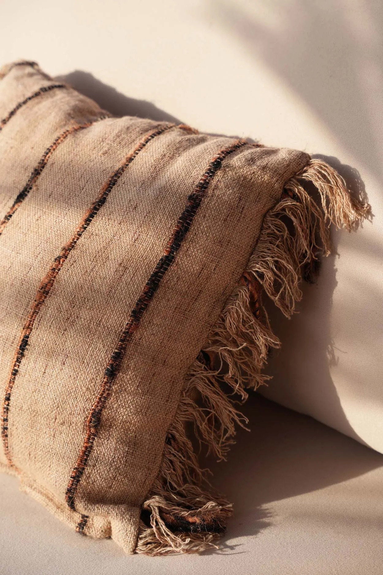 Der "Oh My Gee" Kissenbezug - Beige Schwarz - 40x40