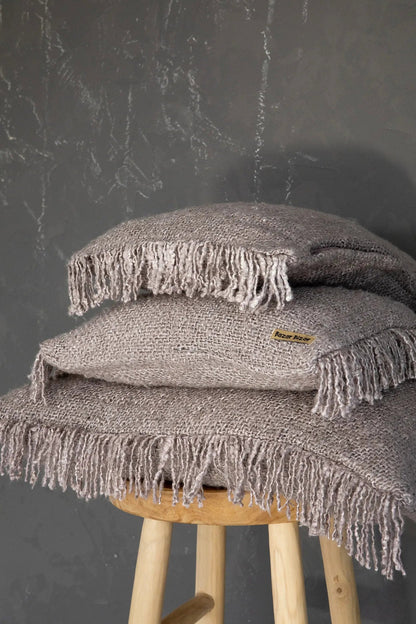 Der "Oh My Gee" Kissenbezug - Perlgrau - 60x60