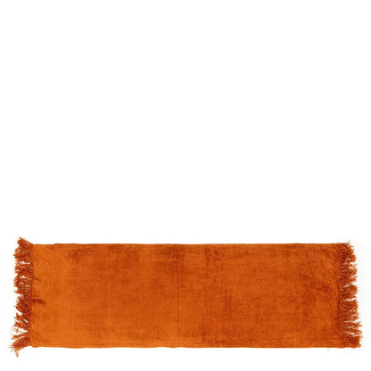 Der "Oh My Gee" Kissenbezug - Rostfarbener Samt - 35x100