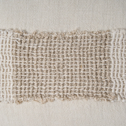 The Linen Threads Cushion Cover - Natural