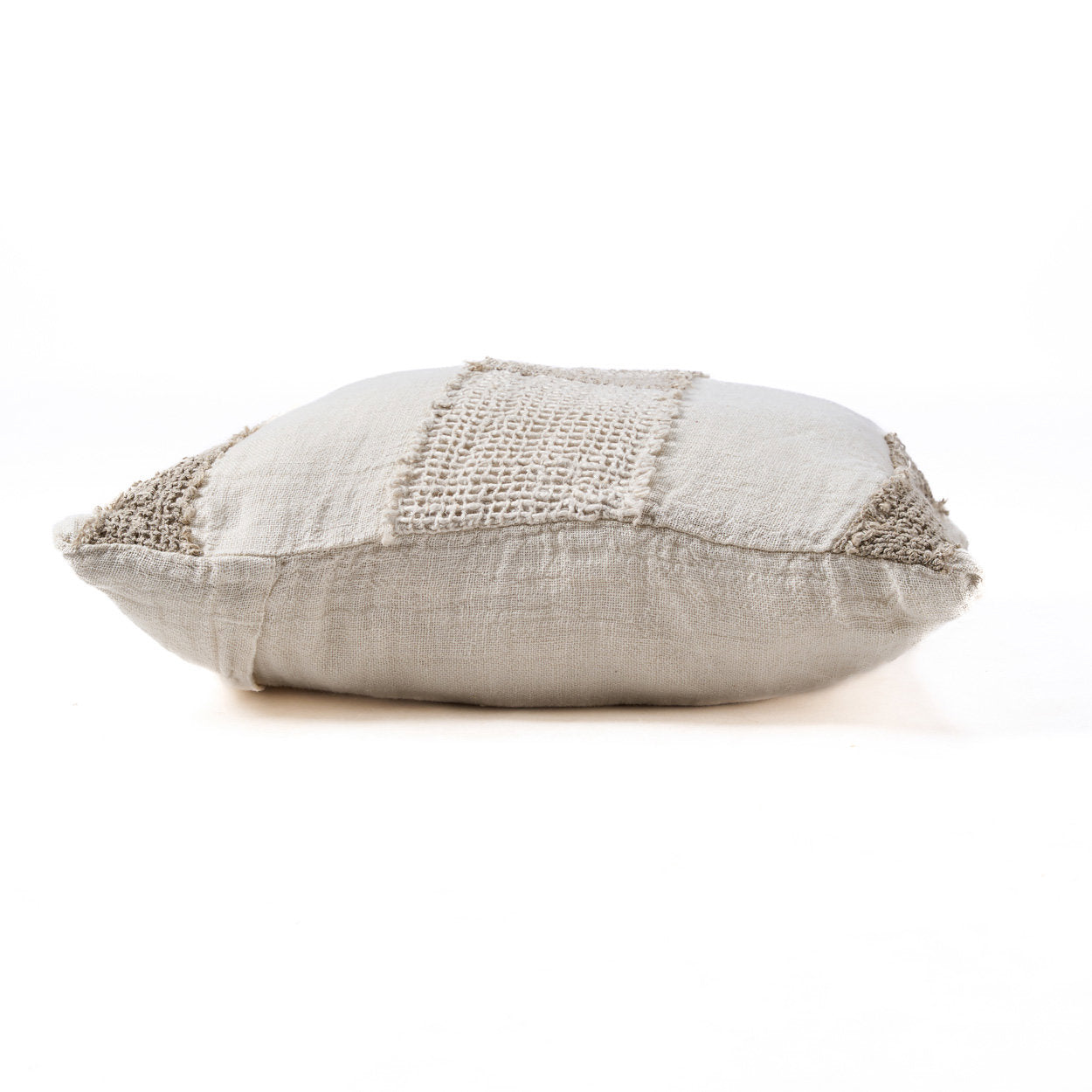 The Linen Threads Cushion Cover - Natural