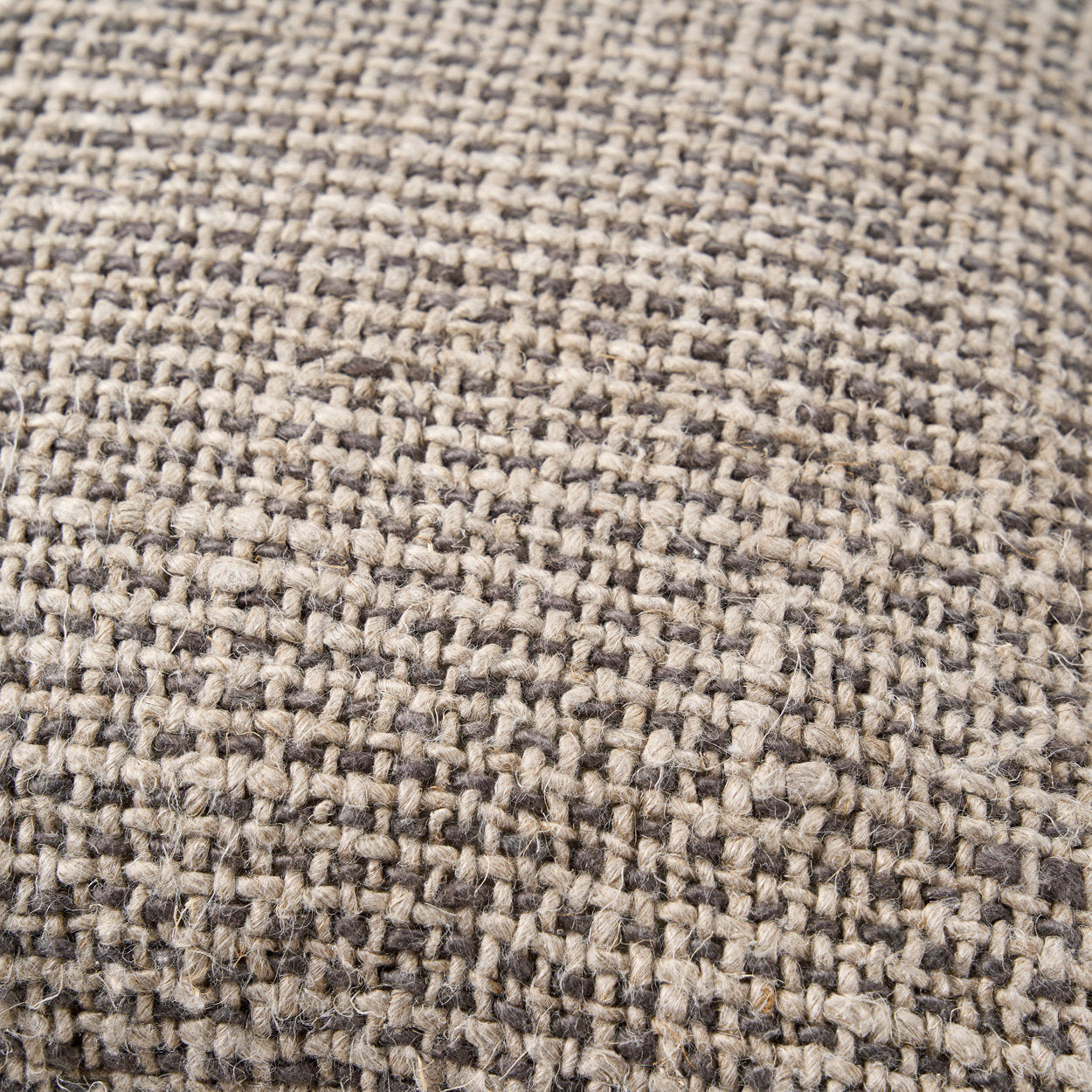 The Linen Grain Cushion Cover - Natural Black