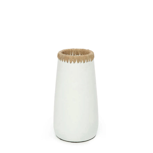 The Sneaky Vase - White Natural - M