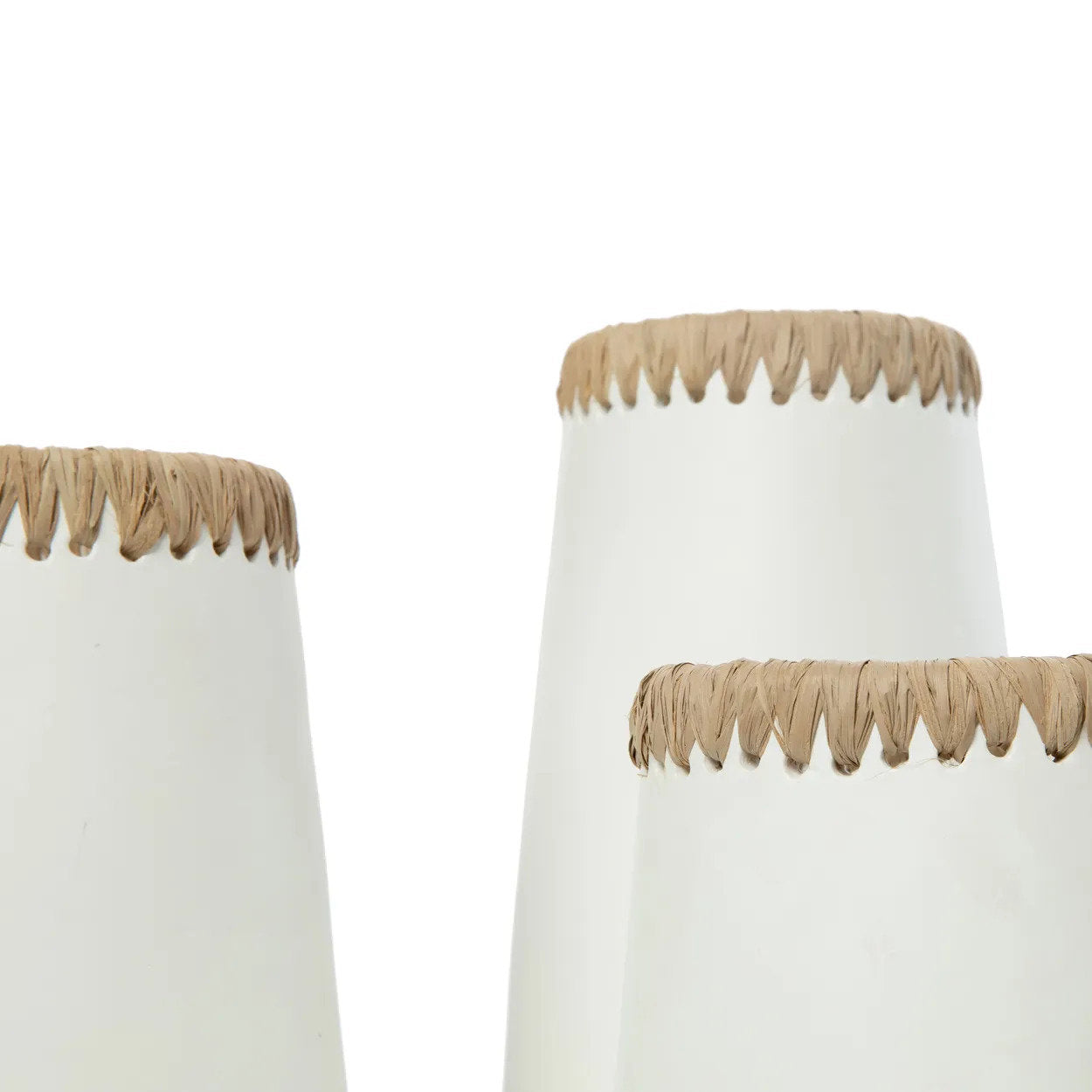 Die heimtückische Vase - Weiß Natur - M
