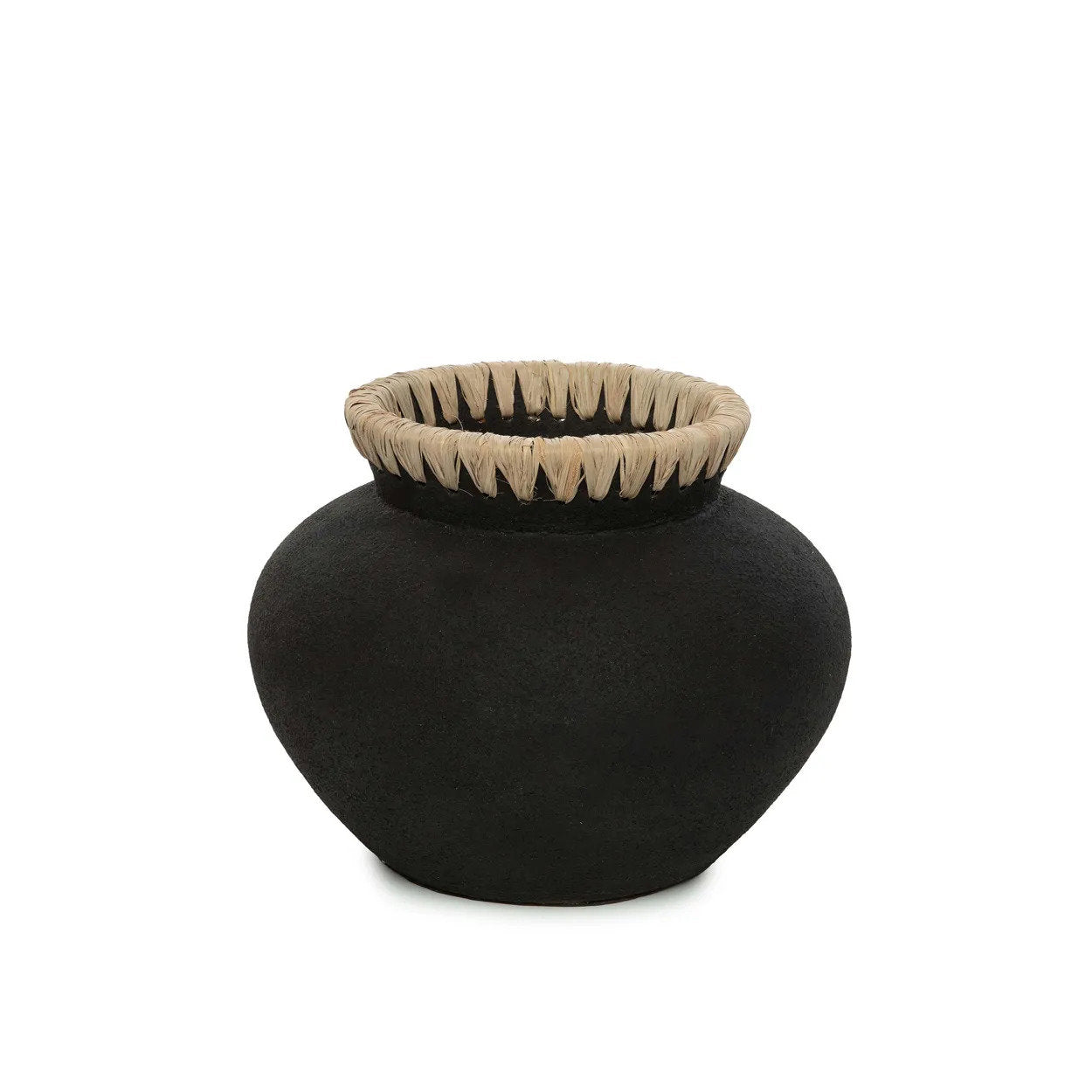 The "Styly" Vase - Black Natural - S