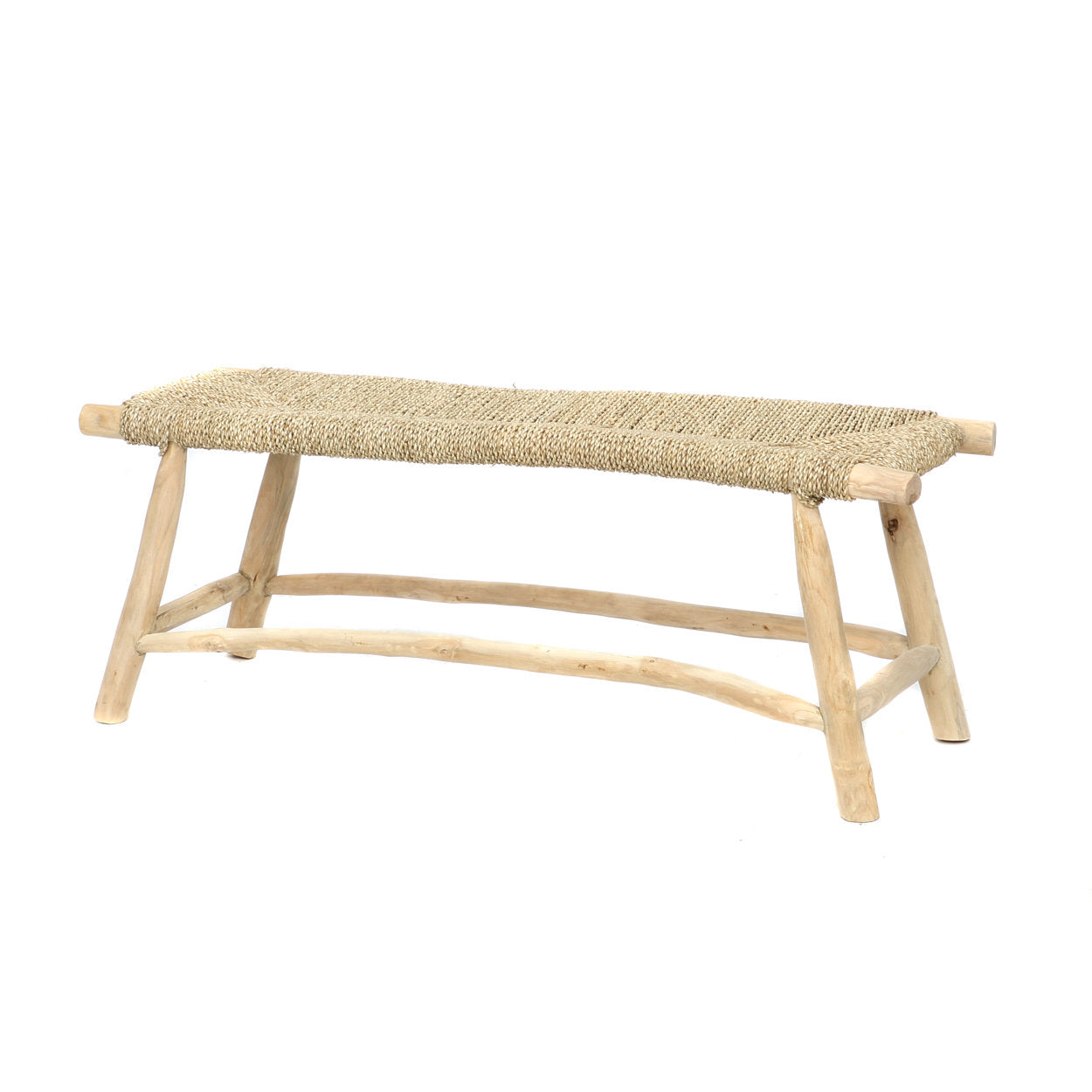 The "Porto" Seagrass Bench - Natural - L