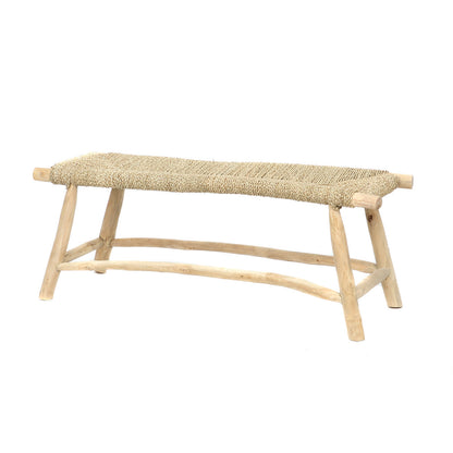 The "Porto" Seagrass Bench - Natural - L