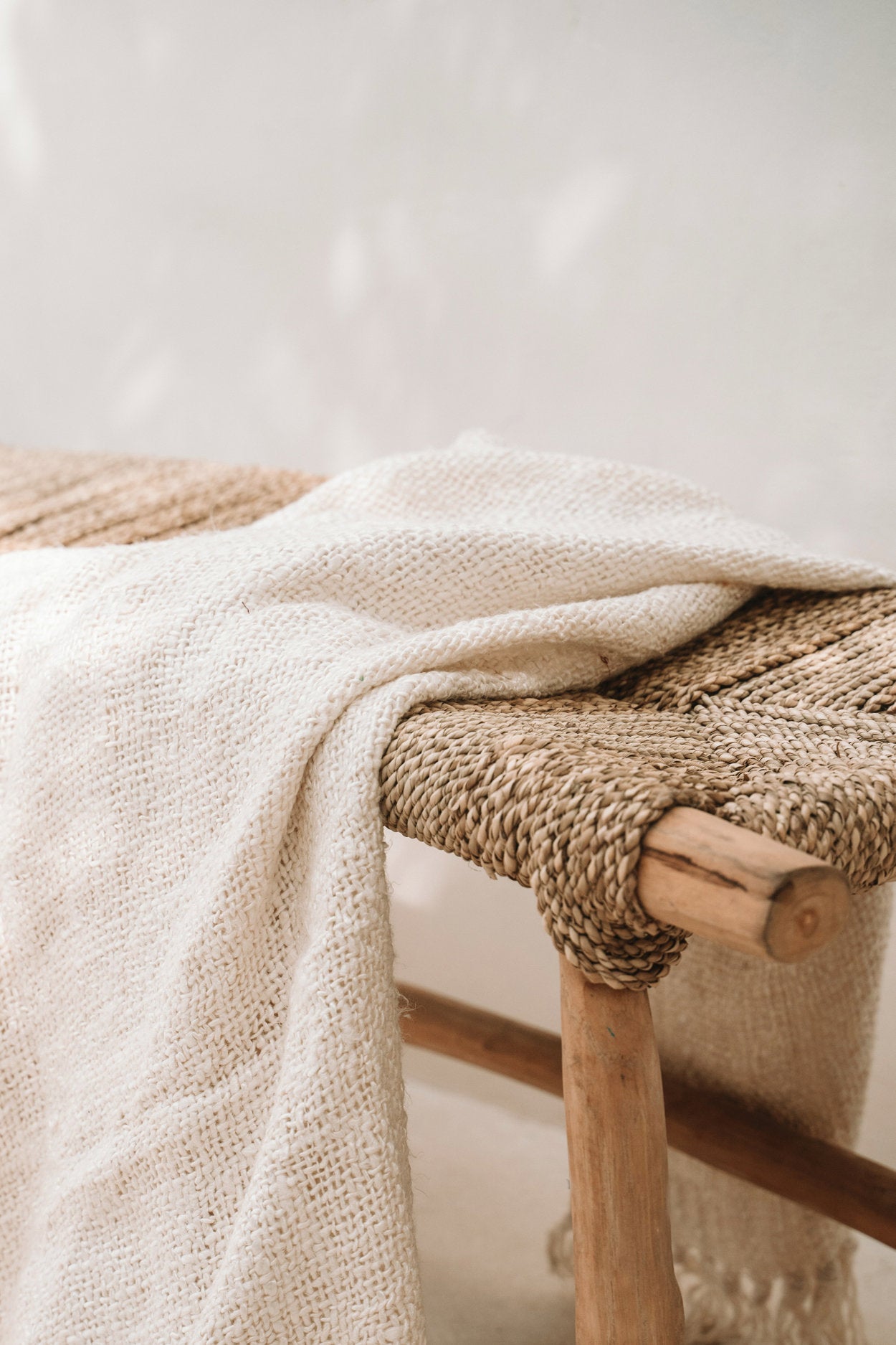 The "Porto" Seagrass Bench - Natural - L