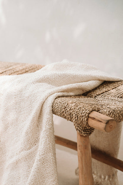 The "Porto" Seagrass Bench - Natural - L