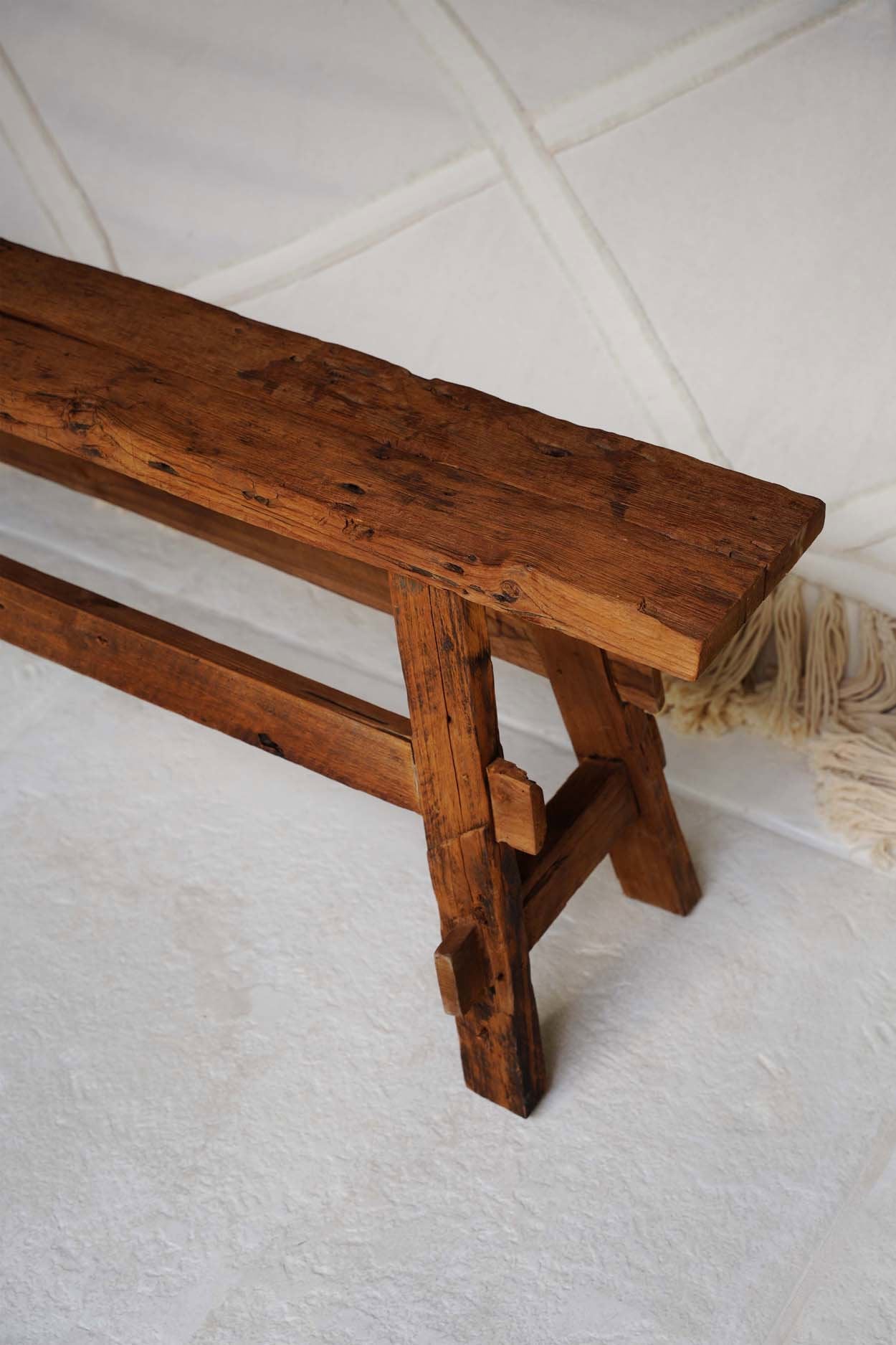The "Beauteous" Rustic Bench - Natural